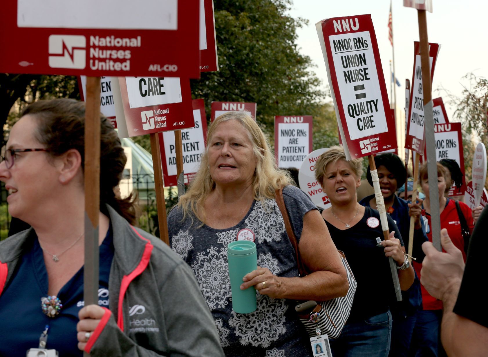 Nurses picket short staffing at SLU Hospital